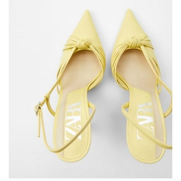 ZARA KNOTTED HEELED SHOES 🎉 - Picture 4 of 12